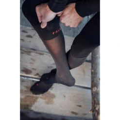 Falke Men's SK7 Race No Cushion Ski Sock -The-raceplace 2023 Falke M SK7 Sock BLK 4