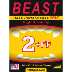 BEAST 2FF (Fluoro-Free) Race Wax -The-raceplace Beast Wax 2 FF 100g