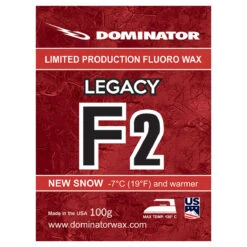 Dominator Legacy Fluoro Race Wax -The-raceplace Dominator Legacy F2 Wax 100g