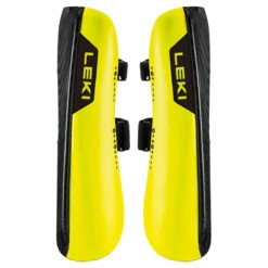 Leki WC Carbon Speed Rail Shin Guards -The-raceplace Leki Carbon Speedrail YEL