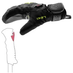Leki JR WCR C-TECH 3D Mitts -The-raceplace Leki JR WCR C Tech Mitt 4