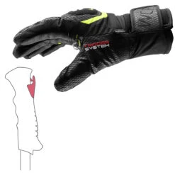 Leki JR WCR Team 3D Gloves -The-raceplace Leki JR WCR Team Glove 5