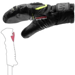 Leki JR WCR Team 3D Mitts -The-raceplace Leki JR WCR Team Mitt 5