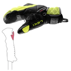 Leki JR WCR Venom 3D Mitts -The-raceplace Leki JR WCR Venom Mitt YEL 5