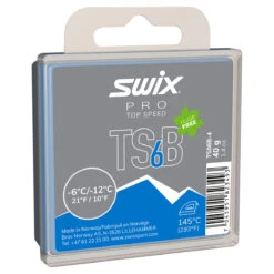 Swix PRO Top Speed Black (TSB) Wax 16 Swix PRO Top Speed Black (TSB) Wax -The-raceplace Swix Wax TS06B 40g