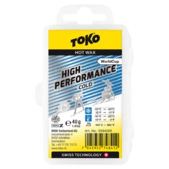 Toko WC High Performance FF Wax -The-raceplace TOKO WC Hi Performance Cold 40g